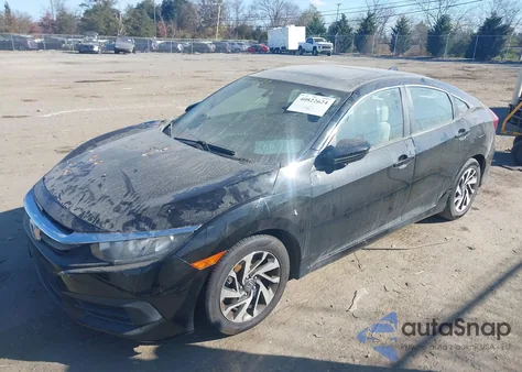 2017 Honda Civic Ex from USA, damaged, VIN 19XFC2F75HE002184